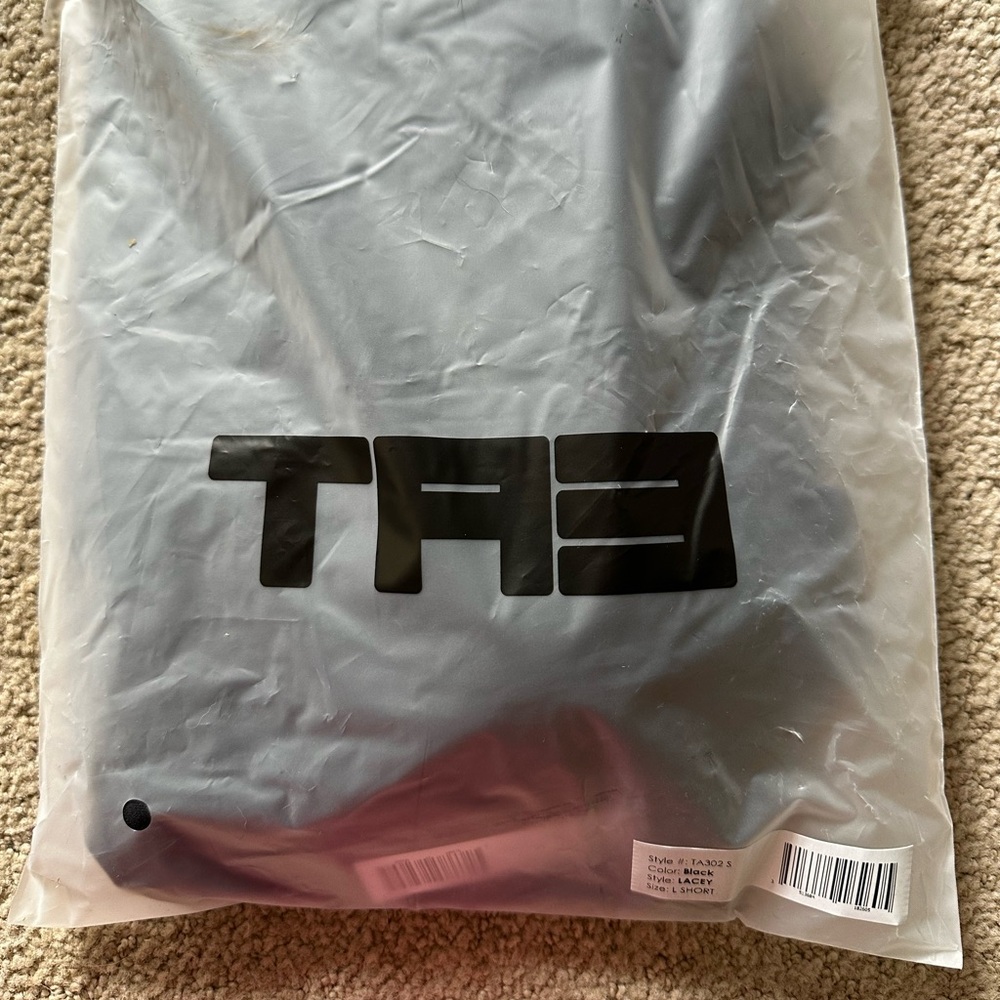 NWT TA3 Lacey one piece swimsuit large short black - Picture 3 of 7